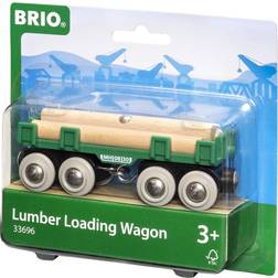 BRIO Togvogn med tømmer 33696