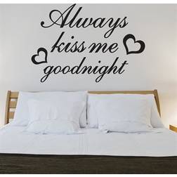 NiceWall Always Kiss Me Goodnight Vægdekoration