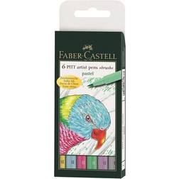 Faber-Castell Pitt Artist Brush Pastel, 6 Stk
