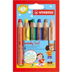 Stabilo Woody 3 in 1 6-pack