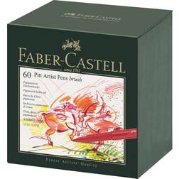 Faber-Castell PITT Artist Pen Pensel Atelier Kasse med 60 167150