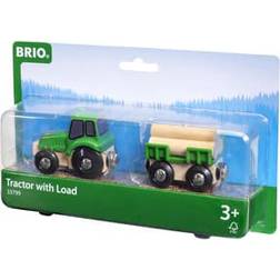 BRIO Traktor med Vogn og Tømmer 33799