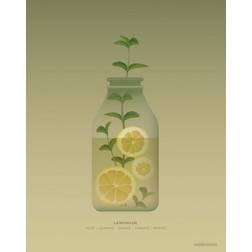 Vissevasse Lemonade Plakat 15x21cm