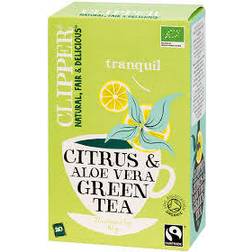 Clipper Organic Green Tea with Aloe Vera & Citrus 20stk