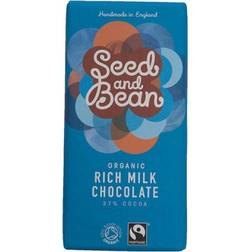 Seed and Bean Økologisk Mælkechokolade Bar 85g