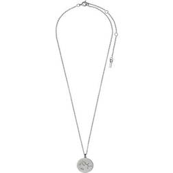Pilgrim Sagittarius Necklace - Silver/Transparent