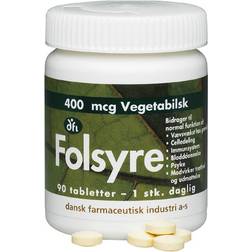 DFI Folsyre 400mcg 90 stk