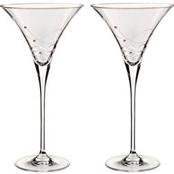 Dartington Glitz Martini Cocktailglas 20cl 2stk