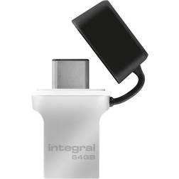 Integral Fusion 64GB USB 3.0 Type-A/Type-C
