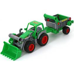 Wader Farmer Technic Tractor with Frontloader & Trailer