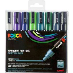 Uni Posca PC-5M Cold Color Markers 8-pack