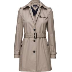 Tommy Hilfiger Heritage Single Breasted Trench Coat - Grey