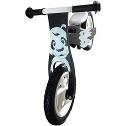 Megaleg Løbecykel Panda i Træ med Rigtige Lufthjul