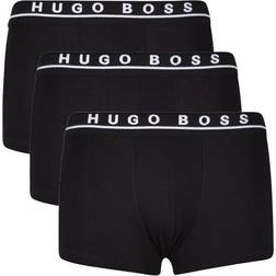 HUGO BOSS Stretch Cotton Trunks 3-pak - Sort