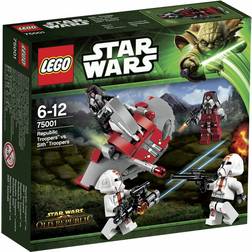 Lego Star Wars Republic Troopers vs Sith Troopers 75001