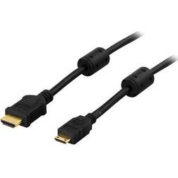 Deltaco HDMI - HDMI Mini High Speed with Ethernet 3m