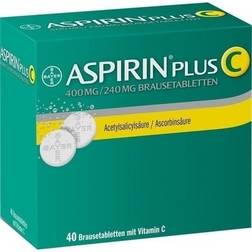 Aspirin Plus C 40 stk Brusetablet
