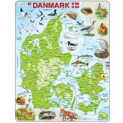 Larsen Denmark Physical with Animals 66 Pieces