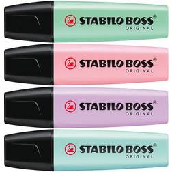 Stabilo Boss Original Pastel Colored Marker 4-pack