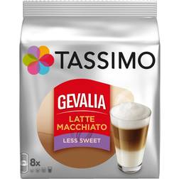 Tassimo Gevalia Latte Macchiato Less Sweet 8 Capsules 8stk