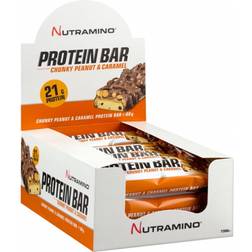Nutramino Protein Bar Chunky Peanut & Caramel 60g 12 stk