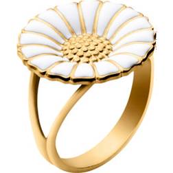 Georg Jensen Daisy Large Ring - Gold/White