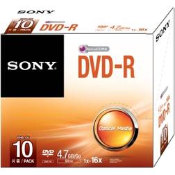 Sony DVD-R 4.7GB 16x jewelcase 10-Pack