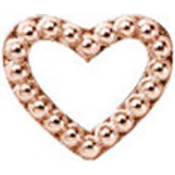 Christina Jewelry Heart Dots Charm - Rose Gold