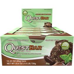Quest Nutrition Protein Bars Mint Chocolate Chunk 60g 12 stk