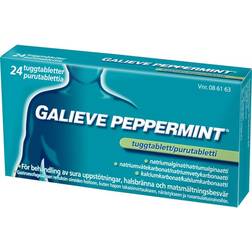 Galieve Peppermint 24 stk Tyggetabletter