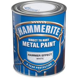 Hammerite Hammer Metalmaling Hvid 0.75L