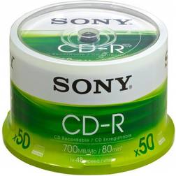 Sony CD-R 700MB 48x Spindle 50-Pack