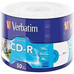 Verbatim CD-R 700MB 52x Spindle 50-Pack