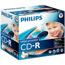 Philips CD-R 700MB 52x Jewelcase 10-Pack