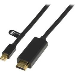 Deltaco HDMI-DisplayPort Mini 3m