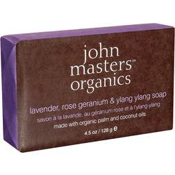 John Masters Organics Lavendel Rose Geranium & Ylang Ylang Sæbe 128g