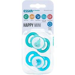 Esska Happy Mini Silicone 0-6m 2-pack