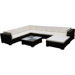 vidaXL 41260 Loungesæt, 1 borde inkl. 6 sofaer