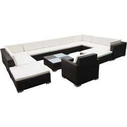 vidaXL 41262 Loungesæt, 1 borde inkl. 1 stole & 3 sofaer