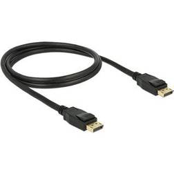 DeLock DisplayPort - DisplayPort (with latches, without pin-20) 1m