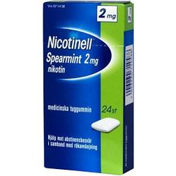 Nicotinell Spearmint 2mg 24 stk Tyggegummi