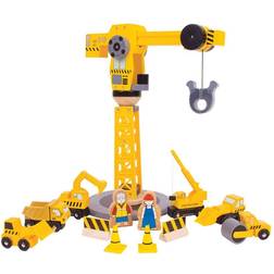 Bigjigs Big Crane Construction Set