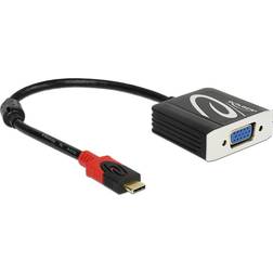 DeLock USB-C - VGA Adapter M-F 0.2m