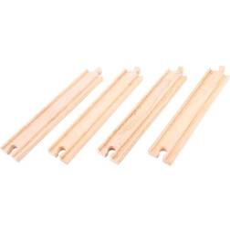 Bigjigs Long Straights Pack of 4