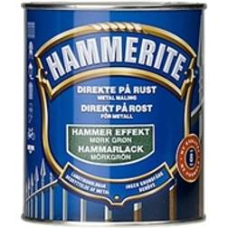 Hammerite Direct to Rust Hammer Metalmaling Grøn 0.75L