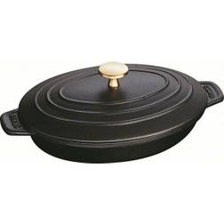 Staub Oval Covered Ovnfast fad 17cm 9.5cm
