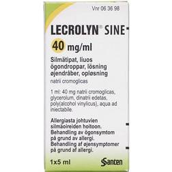 Lecrolyn 40mg/ml 5ml Øjendråber
