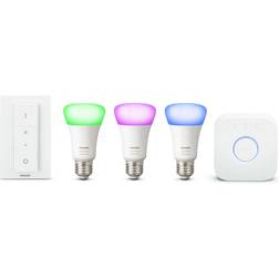 Philips Hue White And Color Ambiance LED Lamp 10W E27 3 Pack Starter Kit