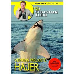 Læs med Sebastian Klein: Verdens farligste hajer (Lydbog, MP3, 2017)