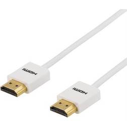 Deltaco Thin Gold HDMI - HDMI High Speed with Ethernet 2m